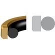 Zuigerafdichting GOLD PTFE Brons - O-ring NBR 70