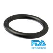 O-ring FFKM 75 Zwart Evolast® N7FD FDA